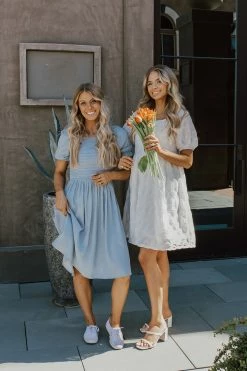 Hayden Los Angeles DRESSES THE MARLA BABYDOLL DRESS IN OFF WHITE