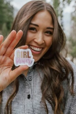 THE PINK DESERT GIRL POWER STICKER