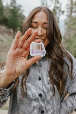 THE PINK DESERT GIRL POWER STICKER