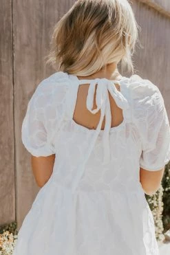 Hayden Los Angeles DRESSES THE MARLA BABYDOLL DRESS IN OFF WHITE