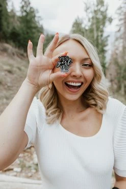 THE PINK DESERT YES GIRL YES STICKER