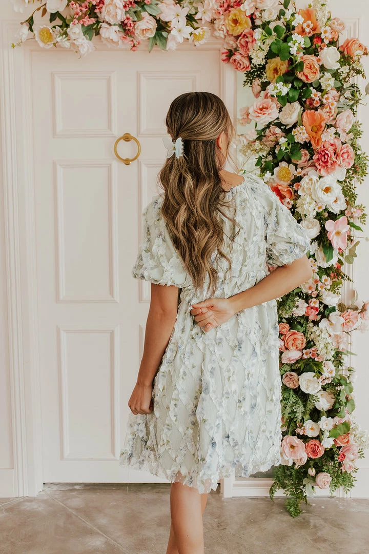 Polagram/Baevely THE EDEN FLORAL BABYDOLL DRESS IN LIGHT SAGE 6 Polagram/Baevely THE EDEN FLORAL BABYDOLL DRESS IN LIGHT SAGE