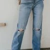 Sneak Peek BOTTOMS THE MERCY HIGH RISE JEANS IN MEDIUM WASH
