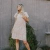 Mikarose THE BRENNA LACE DRESS IN ROSE DRESSES