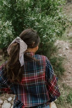 Pretty Simple THE LAYTON SCRUNCHIE SCARF IN TAUPE NEW ARRIVALS