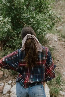 Pretty Simple THE LAYTON SCRUNCHIE SCARF IN TAUPE NEW ARRIVALS