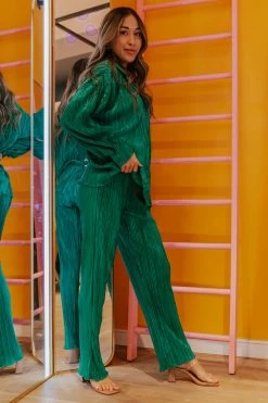 La Roseason THE GREEN GODDESS SET IN EMERALD TOPS