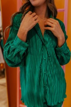 La Roseason THE GREEN GODDESS SET IN EMERALD TOPS