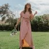 First Love DRESSES THE MORGAN MAXI DRESS IN MAUVE