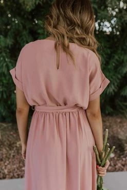 First Love DRESSES THE MORGAN MAXI DRESS IN MAUVE