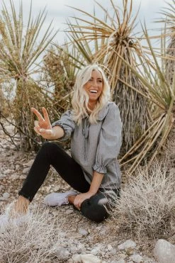 POLAGRAM THE CHARLOTTE CHECKERED BLOUSE IN BLACK AND WHITE 11 POLAGRAM THE CHARLOTTE CHECKERED BLOUSE IN BLACK AND WHITE