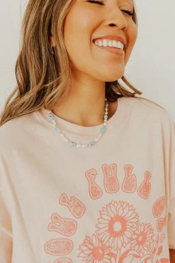 Fame Accessories THE PEARL BEADED NECKLACE