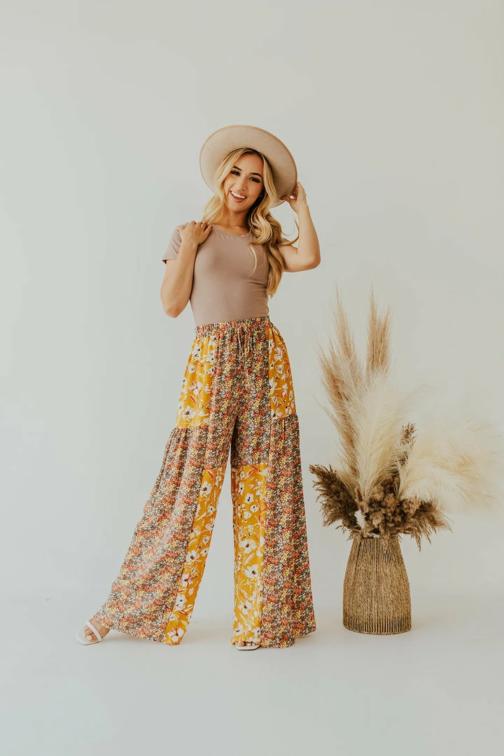 Ces Femme THE EASY BREEZY WIDE LEG PANTS IN FLORAL 2 Ces Femme THE EASY BREEZY WIDE LEG PANTS IN FLORAL