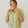Pretty Garbage NEW ARRIVALS THE LUAU BUTTON DOWN SHIRT IN LIGHT GREEN