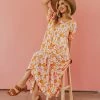 Mittoshop NEW ARRIVALS THE ZOE FLORAL MAXI DRESS IN PINK
