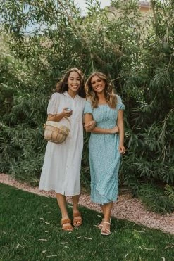 Solution Clothing DRESSES THE TIANA MIDI DRESS IN TEAL