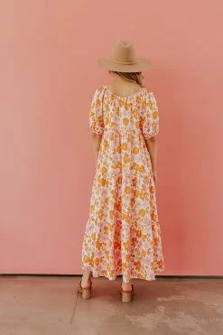 Mittoshop NEW ARRIVALS THE ZOE FLORAL MAXI DRESS IN PINK