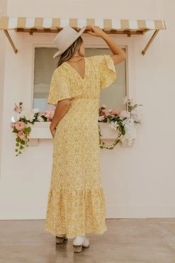 In-Loom THE MAGGIE WRAP DRESS IN MARIGOLD NEW ARRIVALS