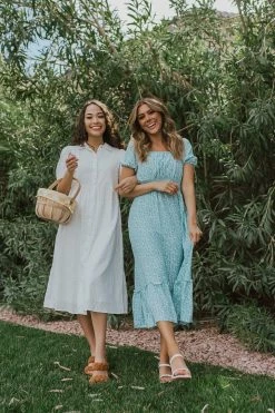 Solution Clothing DRESSES THE TIANA MIDI DRESS IN TEAL