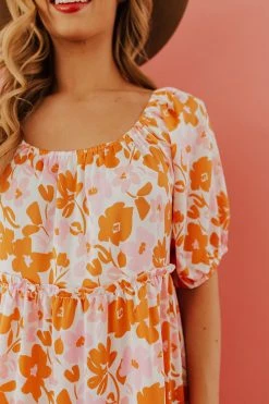 Mittoshop NEW ARRIVALS THE ZOE FLORAL MAXI DRESS IN PINK