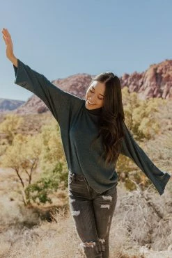 UpMost THE AUDEN TURTLENECK IN EVERGREEN TOPS