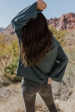 UpMost THE AUDEN TURTLENECK IN EVERGREEN TOPS