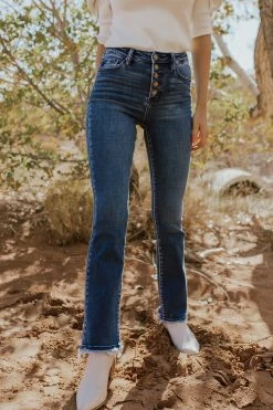 KanCan THE BRANSON HIGH RISE BOOTCUT JEANS IN MEDIUM WASH BOTTOMS