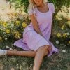 THE LOLA BABYDOLL DRESS IN LAVENDER BY PINK DESERT PD EXCLUSIVES