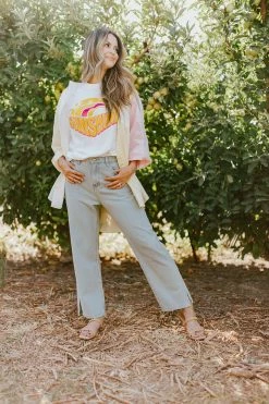 Listicle NEW ARRIVALS THE WENDY WIDE LEG JEANS IN LIGHT WASH