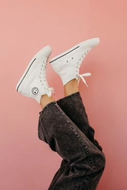 Ccocci THE SMILEY HIGH TOP SNEAKERS IN WHITE NEW ARRIVALS
