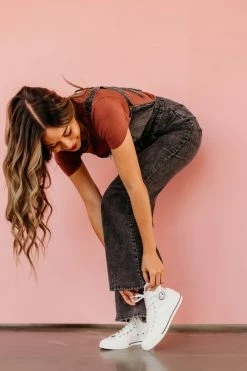 Ccocci THE SMILEY HIGH TOP SNEAKERS IN WHITE NEW ARRIVALS