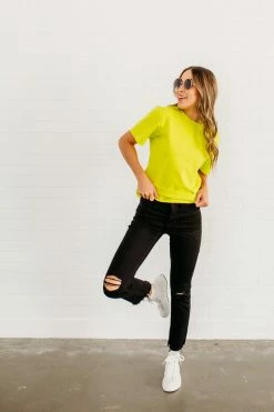 Vervet By Flying Monkey THE VERVET HIGH RISE STRAIGHT LEG JEANS IN BLACK NEW ARRIVALS