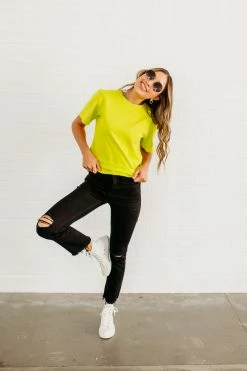 Vervet By Flying Monkey THE VERVET HIGH RISE STRAIGHT LEG JEANS IN BLACK NEW ARRIVALS