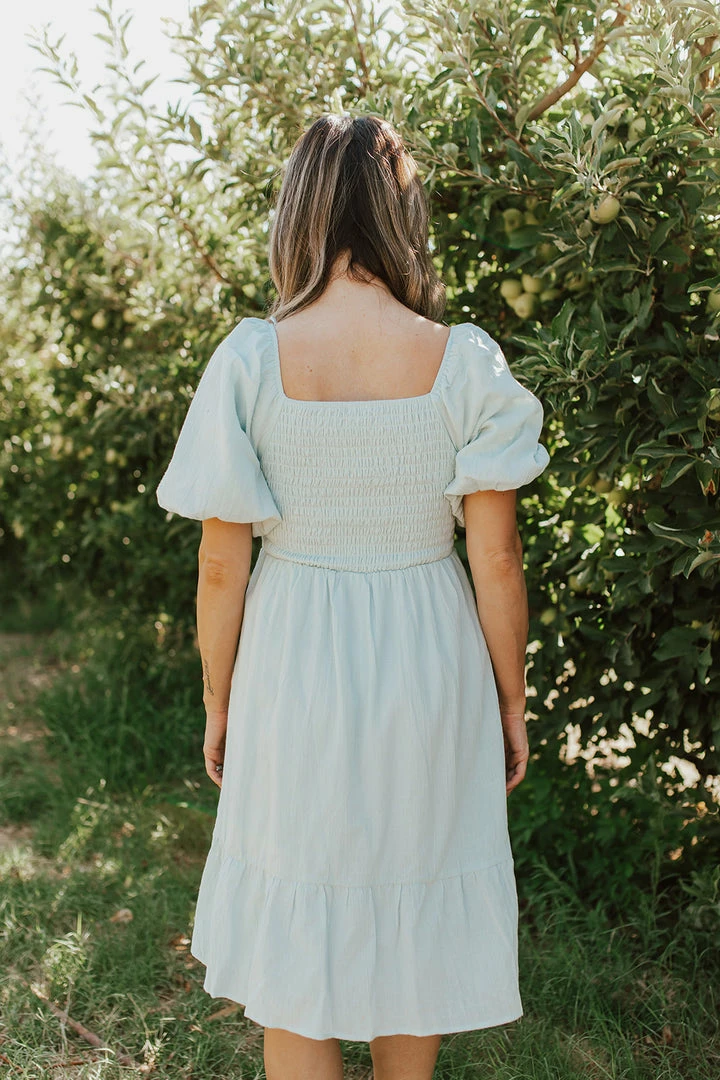 Polagram THE BRICE EMBROIDERED MINI DRESS IN LIGHT BLUE NEW ARRIVALS 5 Polagram THE BRICE EMBROIDERED MINI DRESS IN LIGHT BLUE NEW ARRIVALS