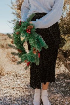 If She Loves THE TENLY TIERED SKIRT IN BLACK ANIMAL PRINT