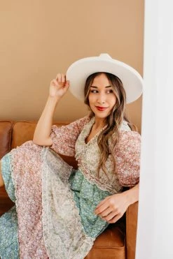 Davi&Dani THE ALLIE TIERED FLORAL DRESS IN PASTEL NEW ARRIVALS