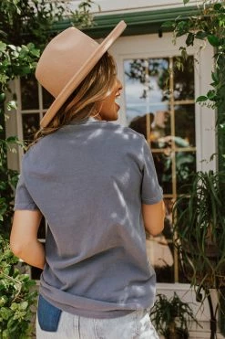 Benie Los Angeles THE BEVERLY HILLS TEE IN NAVY