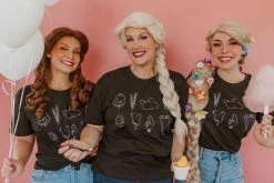 THE SNACK ADULT TEE BY HAPPY THREADS X PINK DESERT