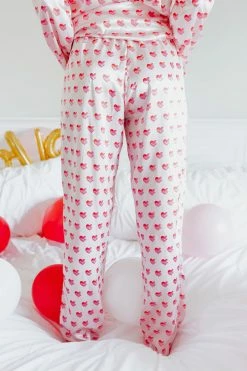 THE PINK DESERT HEART PAJAMAS IN PINK