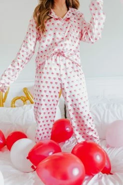 THE PINK DESERT HEART PAJAMAS IN PINK