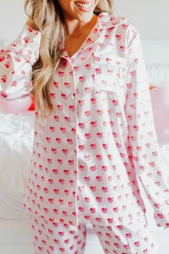 THE PINK DESERT HEART PAJAMAS IN PINK