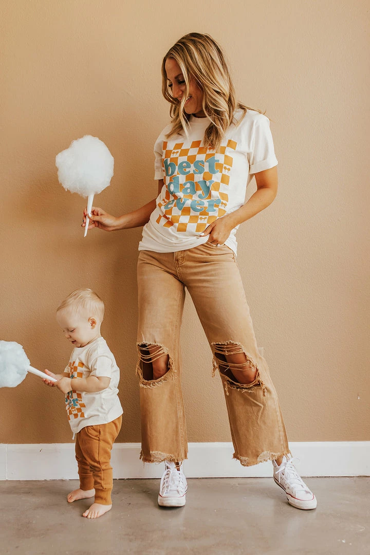 THE BEST DAY EVER ADULT TEE BY HAPPY THREADS X PINK DESERT NEW ARRIVALS 6 THE BEST DAY EVER ADULT TEE BY HAPPY THREADS X PINK DESERT NEW ARRIVALS