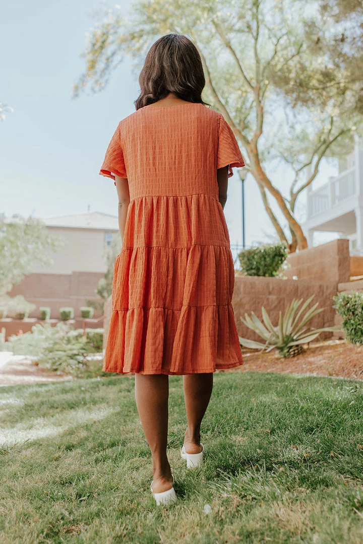 Mikarose DRESSES THE DAHLIA BABYDOLL DRESS IN GINGER BY MIKA ROSE 4 Mikarose DRESSES THE DAHLIA BABYDOLL DRESS IN GINGER BY MIKA ROSE