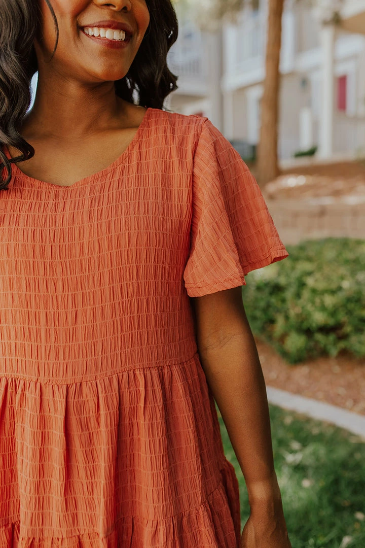 Mikarose DRESSES THE DAHLIA BABYDOLL DRESS IN GINGER BY MIKA ROSE 3 Mikarose DRESSES THE DAHLIA BABYDOLL DRESS IN GINGER BY MIKA ROSE