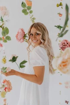 Polagram/Baevely THE WHITNEY BUTTON DOWN DRESS IN IVORY