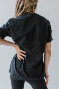 SMART MOUTH THE MAMA LIGHTNING BOLT TEE IN BLACK MINERAL 11 SMART MOUTH THE MAMA LIGHTNING BOLT TEE IN BLACK MINERAL