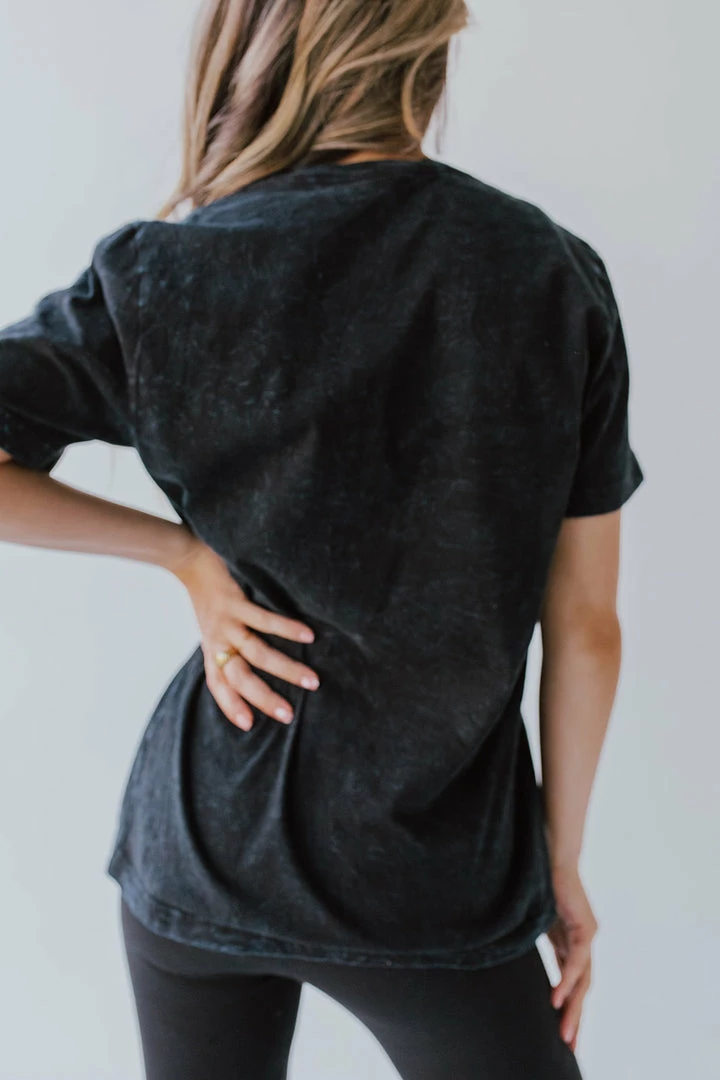 SMART MOUTH THE MAMA LIGHTNING BOLT TEE IN BLACK MINERAL 6 SMART MOUTH THE MAMA LIGHTNING BOLT TEE IN BLACK MINERAL