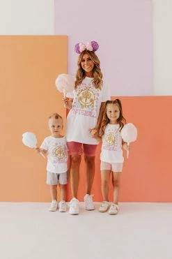 THE SMALL WORLD IN COLOR ADULT TEE BY HAPPY THREADS X PINK DESERT