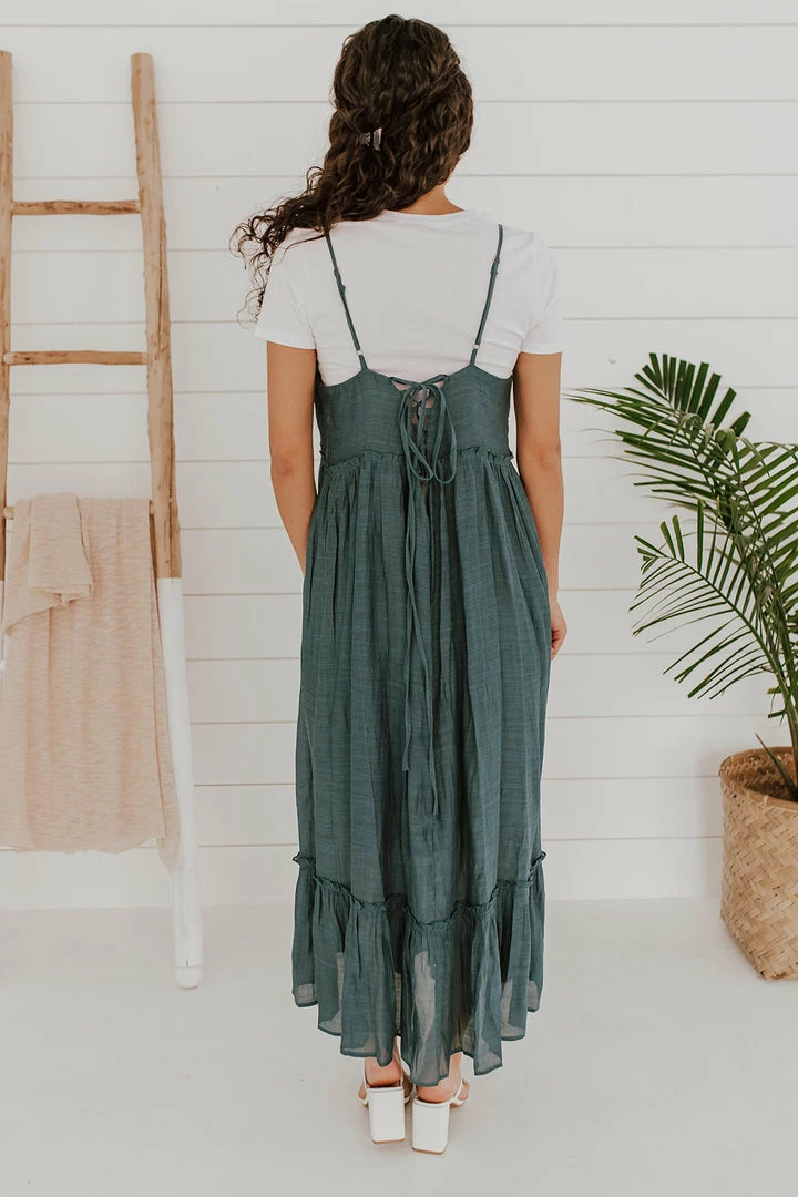 Listicle DRESSES THE OASIS MAXI DRESS IN DEEP TEAL 5 Listicle DRESSES THE OASIS MAXI DRESS IN DEEP TEAL