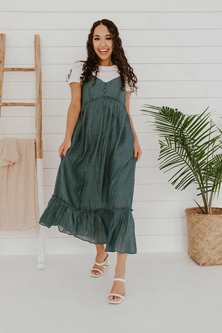 Listicle DRESSES THE OASIS MAXI DRESS IN DEEP TEAL 2 Listicle DRESSES THE OASIS MAXI DRESS IN DEEP TEAL